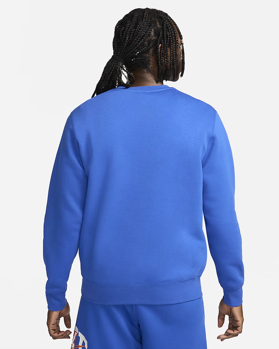 Nike air fleece long sleeve crew deals